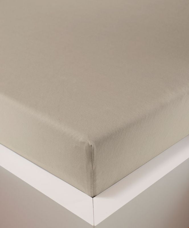 bettwarenland | bellana® deLuxe Edel-Jersey Topper Spannbettlaken | leinen | bezogen