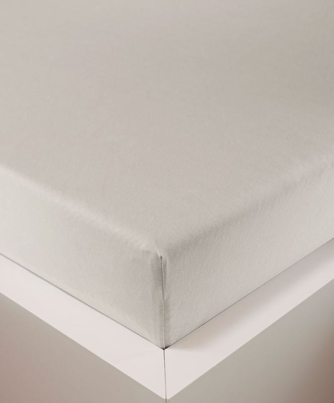 bettwarenland | bellana® deLuxe Edel-Jersey Topper Spannbettlaken | schnee | bezogen