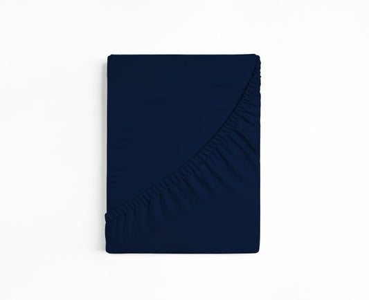 bettwarenland.de_bellana-Nobel-Jersey-Spannbettlaken-navy-gefaltet