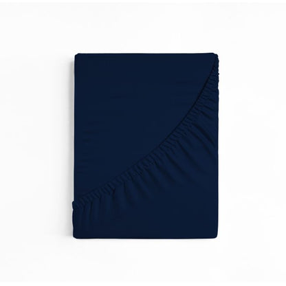 bettwarenland.de_bellana-Nobel-Jersey-Spannbettlaken-navy-gefaltet