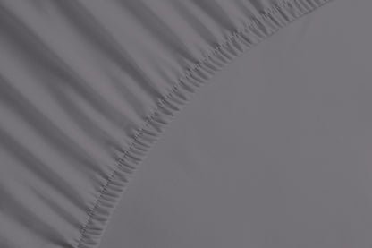 bettwarenland | bellana® Tencel Nobel-Jersey Spannbettlaken | grau | vergrößert