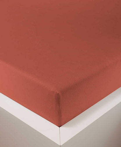 bettwarenland | bellana® Tencel Nobel-Jersey Spannbettlaken | chili | bezogen