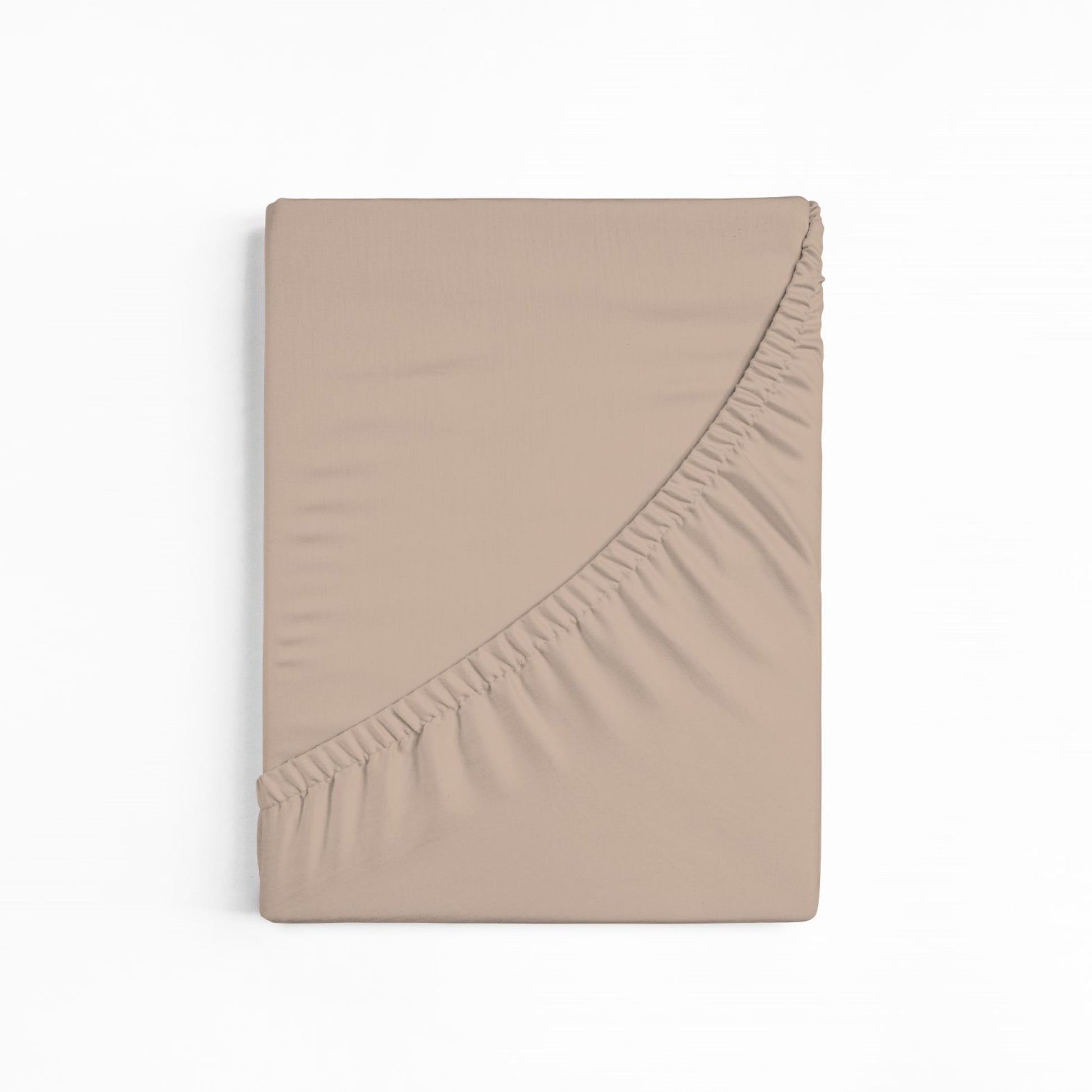 bettwarenland | bellana® Tencel Nobel-Jersey Spannbettlaken | sand | gefaltet
