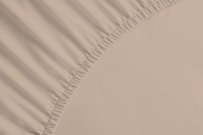 bettwarenland | bellana® Tencel Nobel-Jersey Spannbettlaken | sand | vergrößert