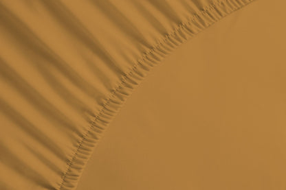 bettwarenland | bellana® Tencel Nobel-Jersey Spannbettlaken | curry | vergrößert