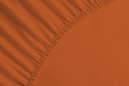 bettwarenland | bellana® Tencel Nobel-Jersey Spannbettlaken | papaya | vergrößert
