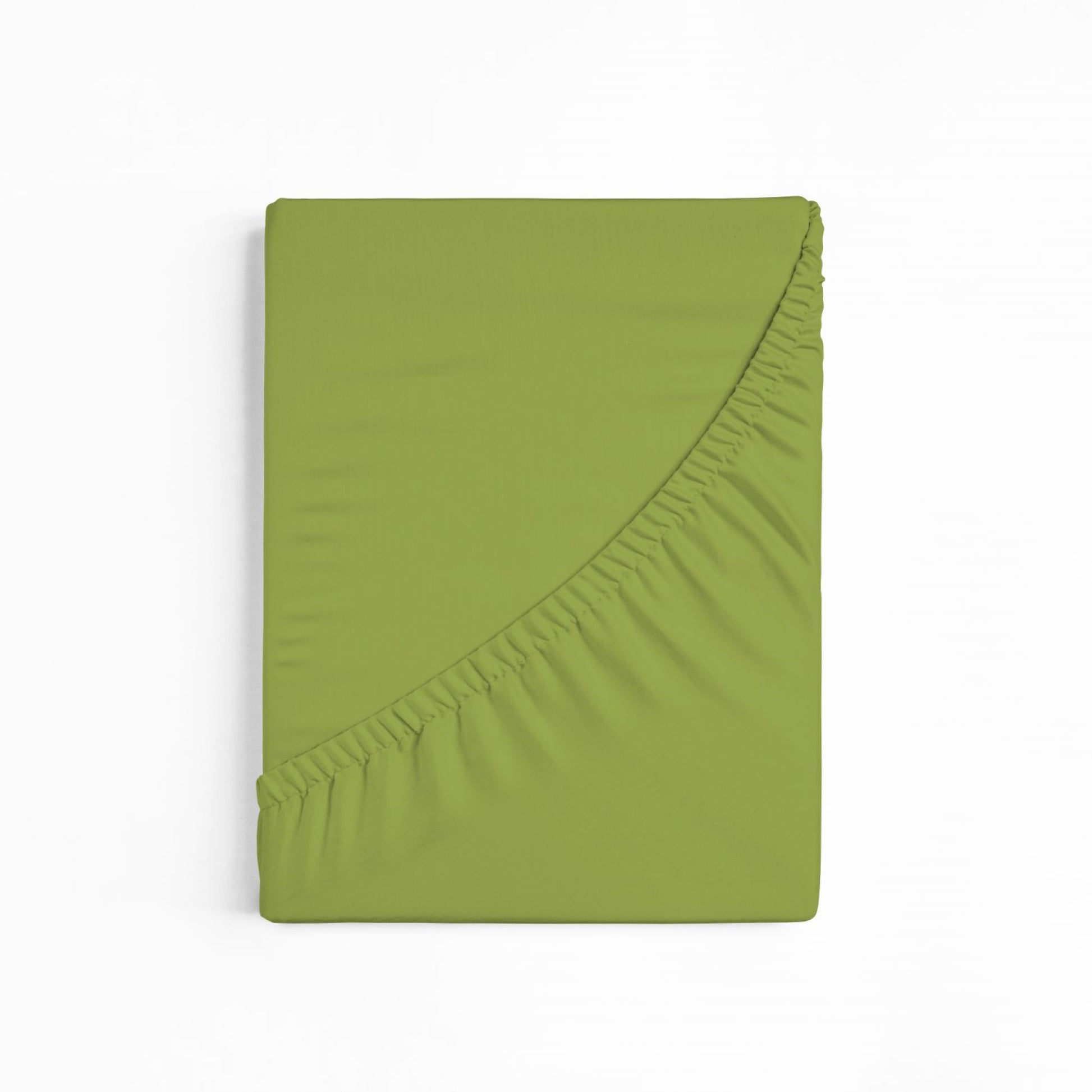 bettwarenland | bellana® Tencel Nobel-Jersey Spannbettlaken | moos | gefaltet