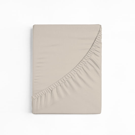 bettwarenland | bellana® Tencel Nobel-Jersey Spannbettlaken | leinen | gefaltet