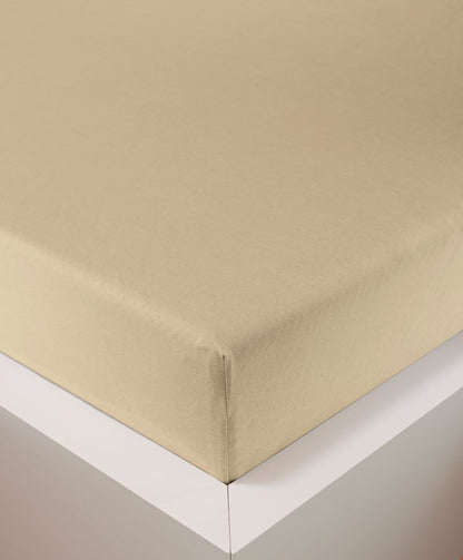 bettwarenland | bellana® Tencel Nobel-Jersey Spannbettlaken | natur | bezogen