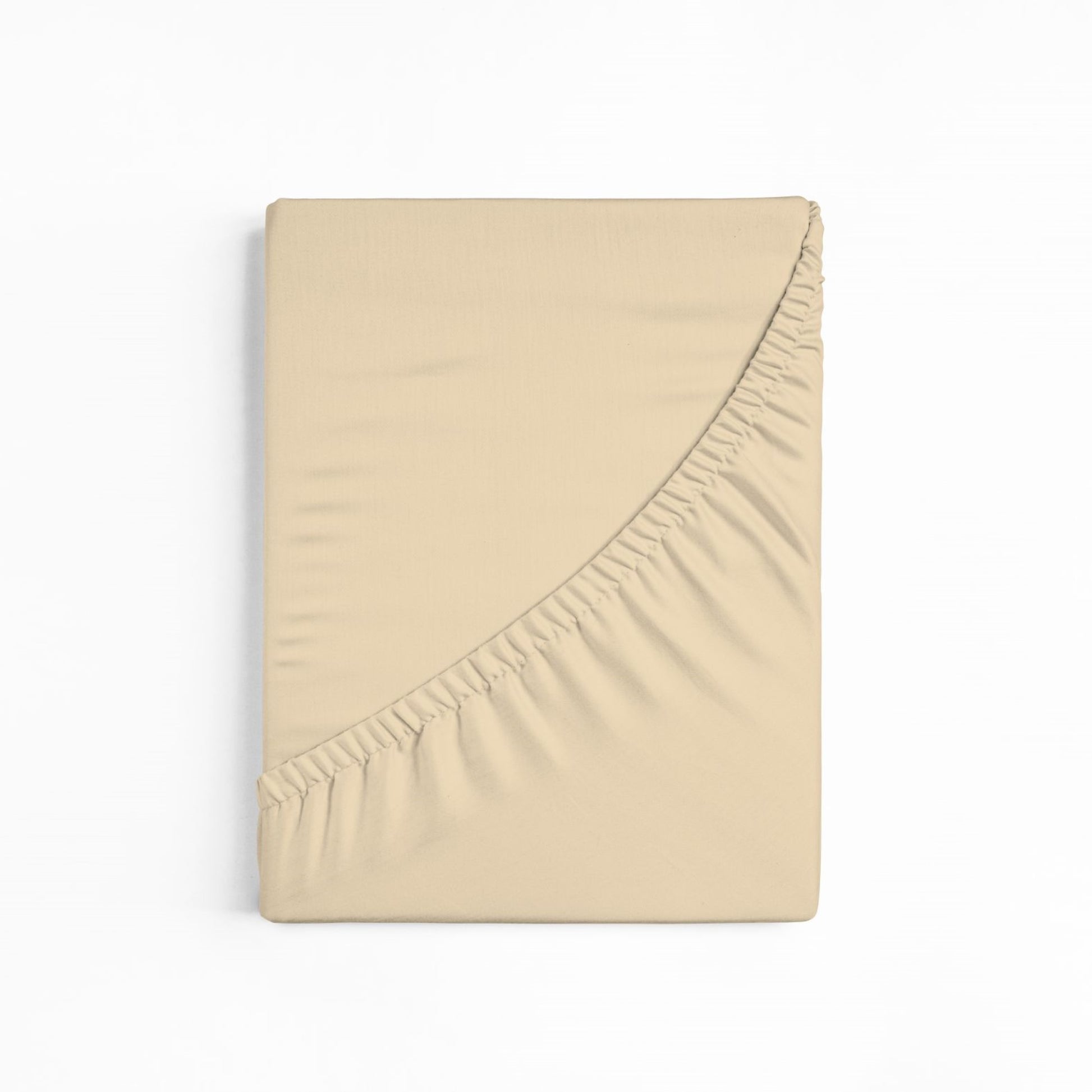 bettwarenland | bellana® Tencel Nobel-Jersey Spannbettlaken | natur | gefaltet