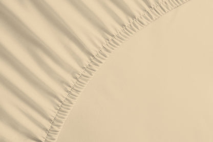bettwarenland | bellana® Tencel Nobel-Jersey Spannbettlaken | natur | vergrößert