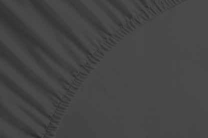 bettwarenland | bellana® deLuxe Edel-Jersey Topper Spannbettlaken | anthrazit | vergrößert