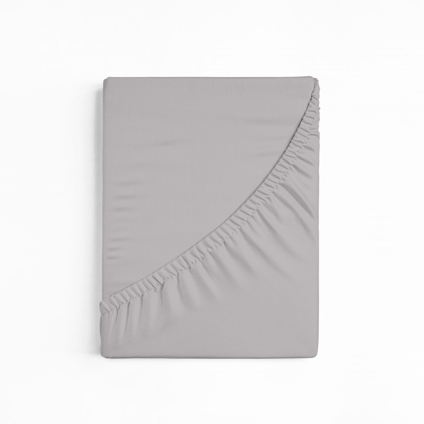bettwarenland | bellana® Tencel Nobel-Jersey Spannbettlaken | silber | gefaltet
