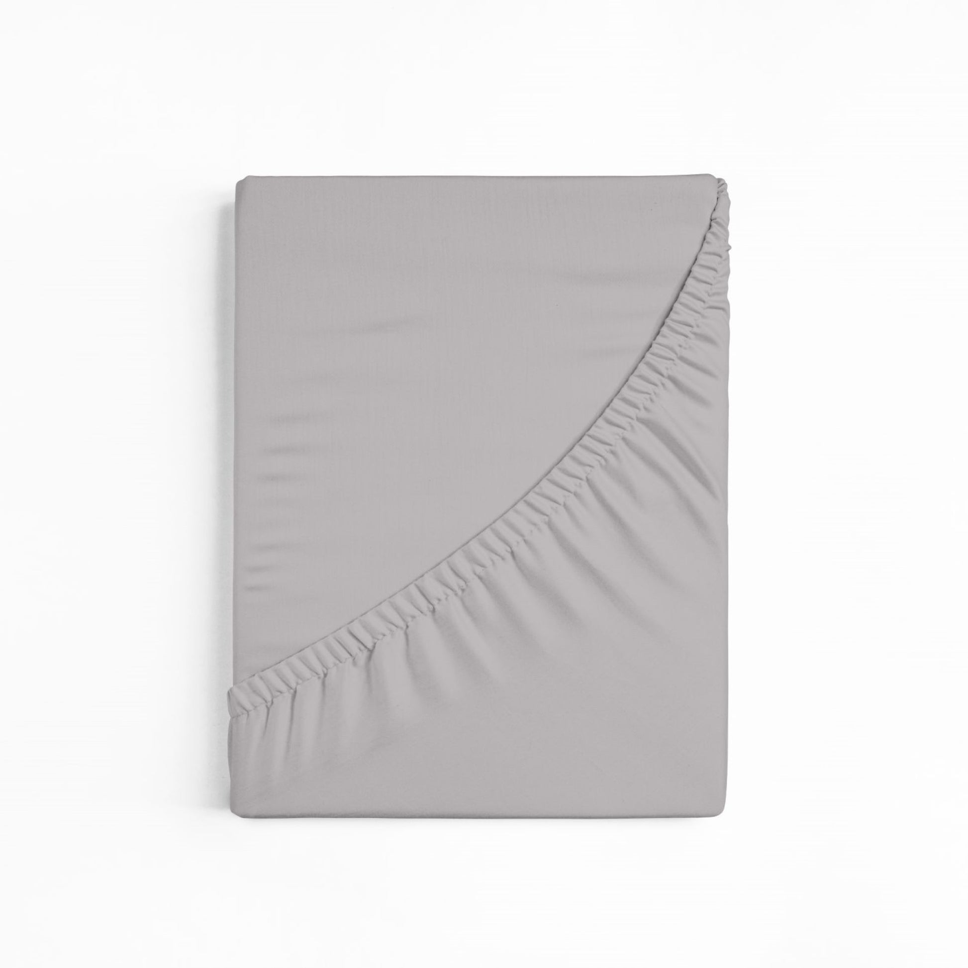 bettwarenland | bellana® Tencel Nobel-Jersey Spannbettlaken | silber | gefaltet