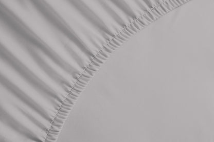 bettwarenland | bellana® Tencel Nobel-Jersey Spannbettlaken | silber | vergrößert