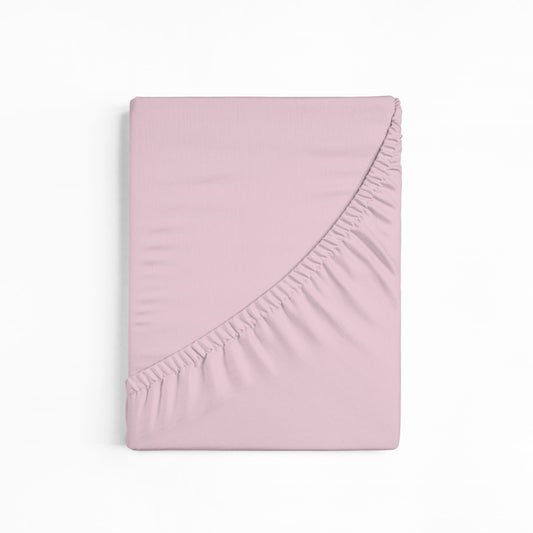 bettwarenland | bellana® Tencel Nobel-Jersey Spannbettlaken | puder | gefaltet