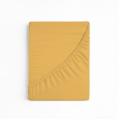 bettwarenland | bellana® Tencel Nobel-Jersey Spannbettlaken | zitrone | gefaltet