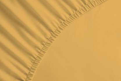 bettwarenland | bellana® Tencel Nobel-Jersey Spannbettlaken | zitrone | vergrößert