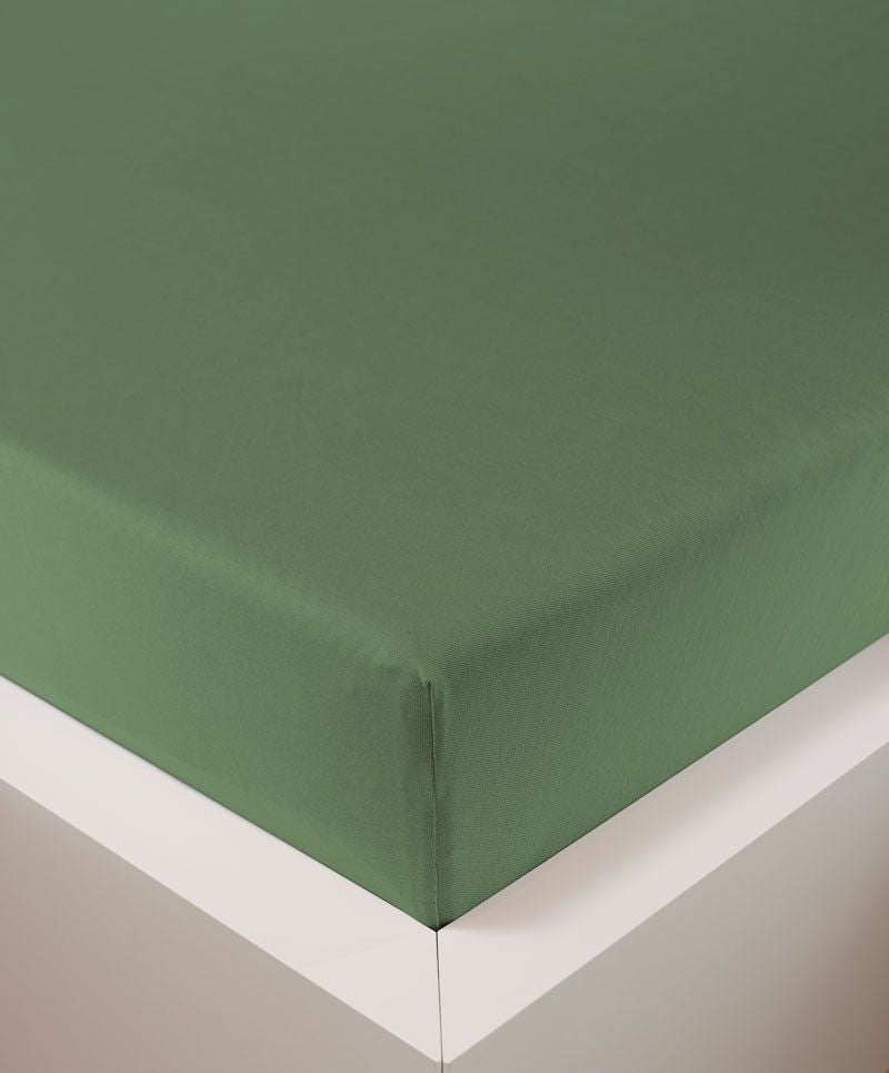 bettwarenland | bellana® Tencel Nobel-Jersey Spannbettlaken | schilf | bezogen