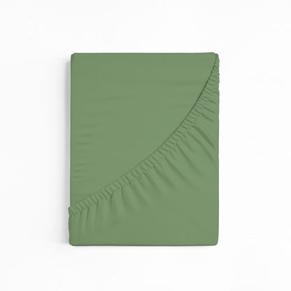 bettwarenland | bellana® Tencel Nobel-Jersey Spannbettlaken | schilf | gefaltet