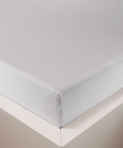 bettwarenland | bellana® Tencel Nobel-Jersey Spannbettlaken | weiß | bezogen