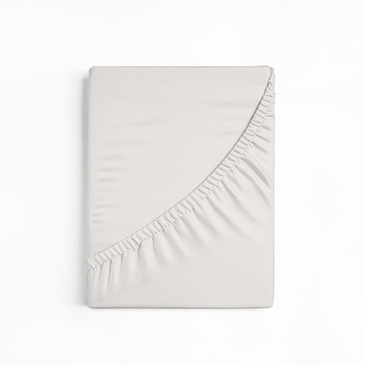 bettwarenland | bellana® Tencel Nobel-Jersey Spannbettlaken | coco | gefaltet