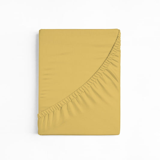 bettwarenland | bellana® Tencel Nobel-Jersey Spannbettlaken | weizen | gefaltet