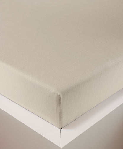 bettwarenland | bellana® Tencel Nobel-Jersey Spannbettlaken | creme | bezogen