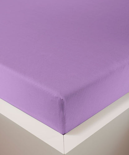 bettwarenland | bellana® Tencel Nobel-Jersey Spannbettlaken | lavendel | bezogen